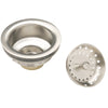 Keeney  3-1/2 in. Chrome  Brass  Sink Strainer