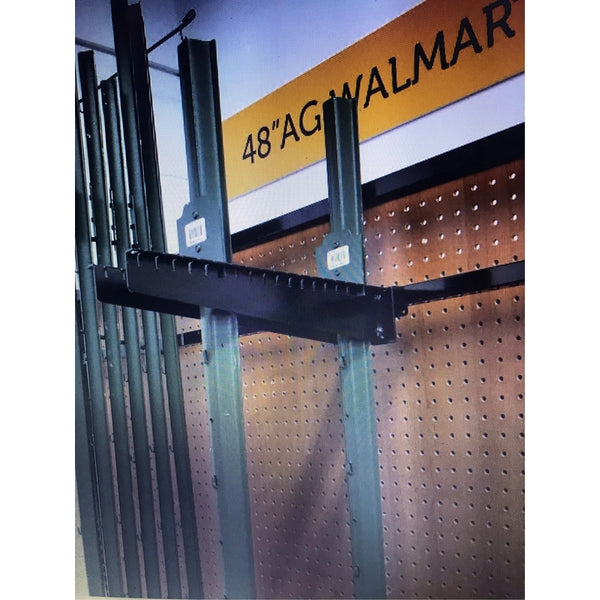 Soporte para postes de valla de metal negro