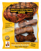 Savory Prime 00904 4-5" White Supreme American Knotted Dog Bones 4 Count