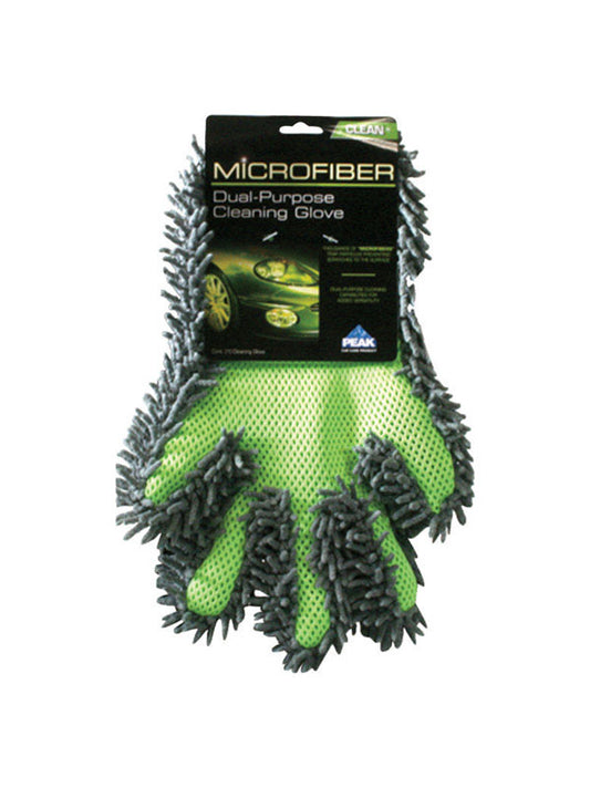 Peak  Microfiber  Car Cleaning Gloves  12 in. L x 8 in. W 1 pk