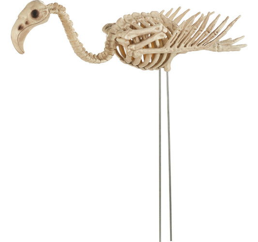 Seasons Skeleton Flamingo Halloween Decoration 29 in. H x 5.5 in. W 1 pk (Pack of 4)