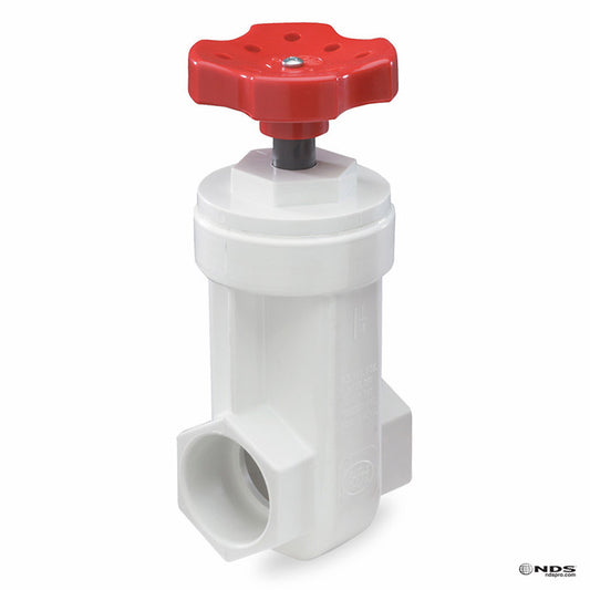 NDS 1-1/2 in.   Slip-Joint PVC Gate Valve
