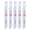 Milwaukee 2-3/4 in. Bi-Metal U-Shank Metal cutting Jig Saw Blade 18 TPI 5 pk