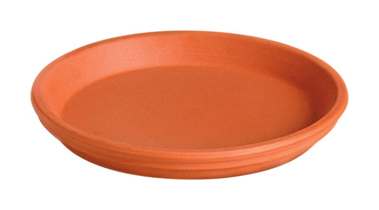 Deroma 1 in. H x 7.5 in. Dia. Clay Plant Saucer Terracotta (Pack of 16)