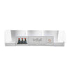 Bloem Casper 4 in.   H X 14 in.   W X 4 in.   D Plastic Trio Flight Planter White