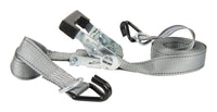 Keeper  1.5 in. W x 14 ft. L Gray  Tie Down w/Ratchet  1000 lb. 1 pk
