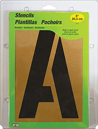 8" NUMBER 7 LETTER STENCIL SET