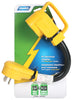 Camco Power Grip 12 in. 30 amps RV Electrical Dogbone Adapter 15-30A 1 pk