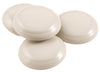 SuperSliders White 1-1/4 in. Adhesive Plastic Chair Glide 4 pk