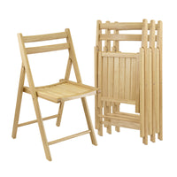 Winsome Wood 89430 Beech Wood Folding Chairs