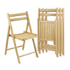 Winsome Wood 89430 Beech Wood Folding Chairs