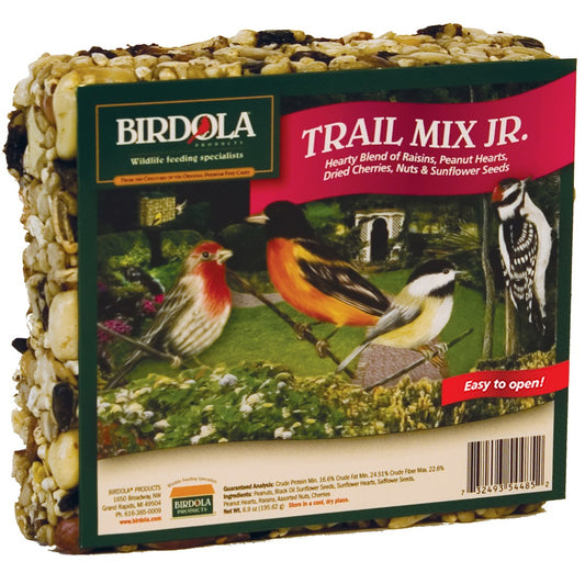 Birdola Products 54485 6.9 Oz Trail Mix Jr. Cake (Pack of 8)