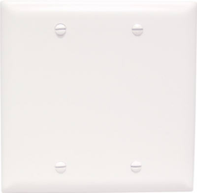 White Blank Nylon Wall Plate