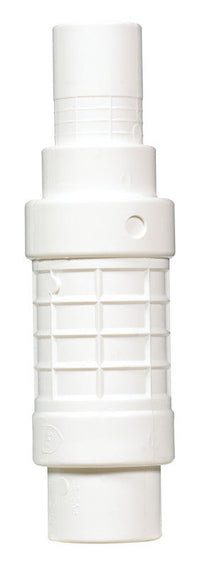 NDS  Quik-Fix  Schedule 40  1 in. Dia. x Hub   PVC  Spigot  Coupling  1 in.