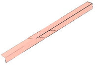 Palm Beach Plastics Cs2181s 8' 3/4 X 8' Clear Nail On Corner Guards (Pack of 24)