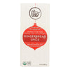 Theo Chocolate Gingerbread Spice With Milk Chocolate  - Case of 12 - 3 OZ