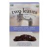 Two Leaves and A Bud Black Tea - Organic Earl Grey - Case of 6 - 15 Bags