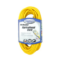 Southwire Indoor or Outdoor 50 ft. L Yellow Extension Cord 14/3 SJEOW