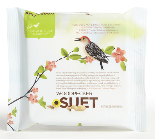 Pacific Bird & Supply Co Inc Pb-0031 12.5 Oz Woodpecker Suet Cake