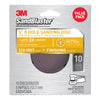 3M  5 in. Ceramic Blend  Hook and Loop  Sanding Disc  220 Grit Fine  10 pk