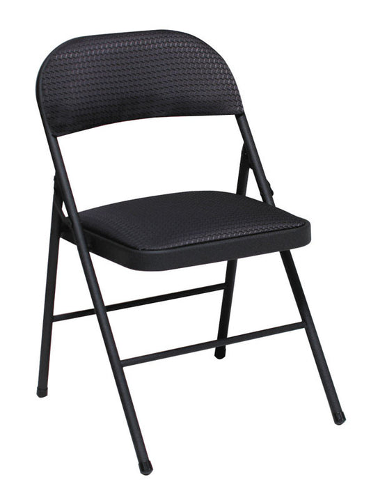 Cosco Fabric Chair Black (Pack of 4)