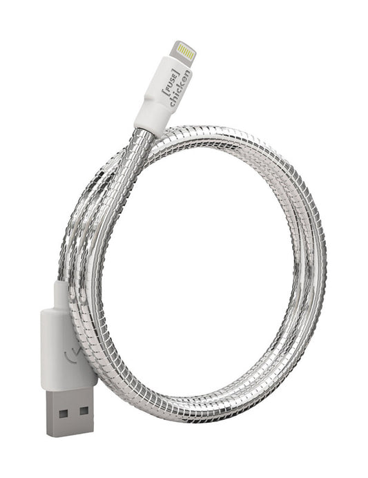 Fuse Chicken  Silver/White  Cell Phone Accessories  Apple  1.58 ft. L