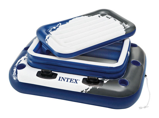 Intex  Blue/White  Plastic  Inflatable Floating Ice Chest