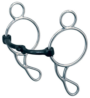 Horse Bit, Gag, 5-In. Sweet Iron Snaffle Mouth & 7-1/2-In. Cheeks