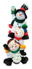 Alpine LED Snowmen/Penguin Trios Christmas Decoration Multicolored Polyresin (Pack of 4)