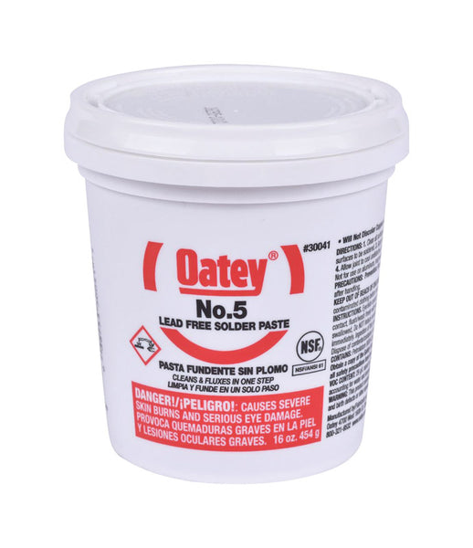 Fundente en pasta n.° 5 LF 16 oz