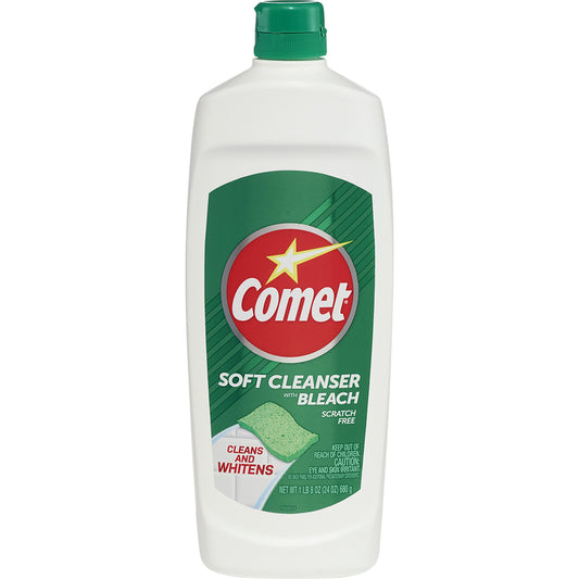 Comet No Scent Soft Cleaner with Bleach 24 oz. (Pack of 12)