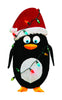 Product Works  Pre-lit 2D Penguin  Christmas Decoration  Multicolored  Tinsel  1 pk