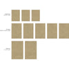 Paper Images Brown Apparel Gift Box (Pack of 10)