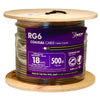 Southwire 56918245 500' Black 18 Gauge RG6 Coax Cable