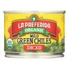 La Preferida Diced Tomatoes - Green Chilies - Case of 12 - 4 Fl oz.