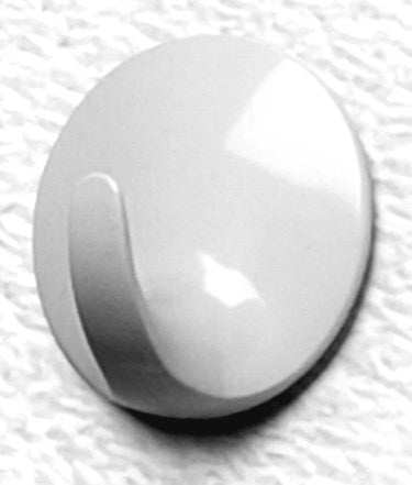Spectrum Diversified 21300 Large White Round Adhesive Hook