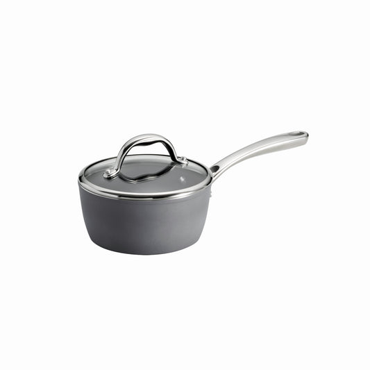 1.5 Qt Induction Aluminum Covered Sauce Pan - Slate Gray
