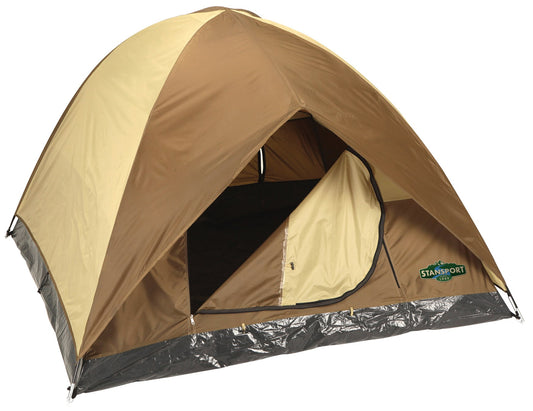 Stansport 725-15 7' X 7' Forest & Tan 3-Person Hunter Tent