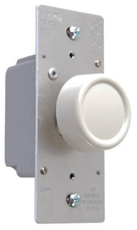 600-Watt Light Almond Single Pole Rotary Incandescent Dimmer Switch