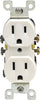 Leviton 15 amps 125 V Duplex White Outlet 5-15R 10 pk