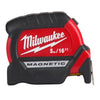 Milwaukee  16 ft. L x 1.71 in. W Compact  Magnetic Tape Measure  Black/Red  1 pk