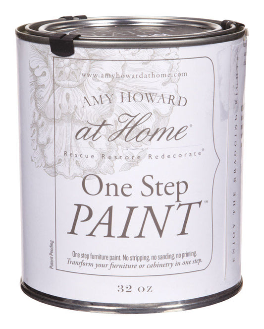 Amy Howard at Home Flat Chalky Finish Black Latex One Step Paint 32 oz. (Pack of 2)