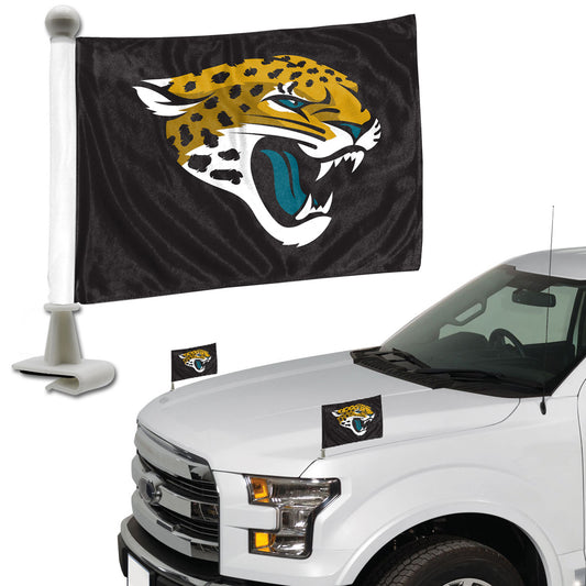 NFL - Jacksonville Jaguars Ambassador Car Flags - 2 Pack