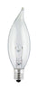 Westinghouse 25 W CA8 Decorative Incandescent Bulb E12 (Candelabra) Warm White 25 pk
