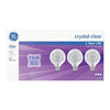GE 25 watts G25 Globe Incandescent Bulb E26 (Medium) Soft White 3 pk (Pack of 4)