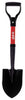 Bond 27 in. Steel Round Utility Shovel Fiberglass Handle