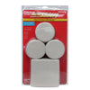 SuperSliders Gray Assorted in. Adhesive Plastic Heavy Duty Glide 16 pk