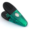 Magnet Source 3.5 in. L X 1.25 in. W Green Teardrop Magnetic Clips 2 pc
