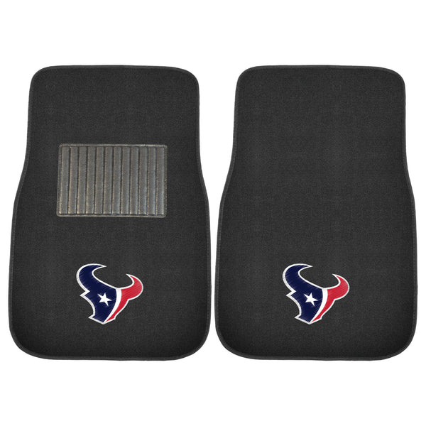 NFL - Houston Texans Embroidered Car Mat Set - 2 Pieces