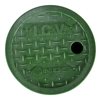 NDS ICV Green Plastic Round Valve Box Cover 2 H x 6 W x 0.15 Thick in.